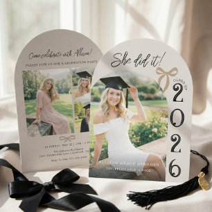 Arch Photo Graduation Party Invitation