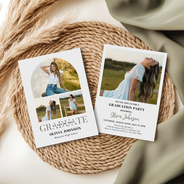 Arch Photo Graduation Party Invitation (Creator Uploaded)