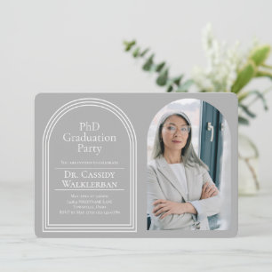 Arch Photo PhD Graduation Invitation