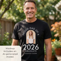 Arch Photo Proud Dad of 2026 Graduate T-Shirt