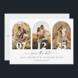 Arch Photo Save The Date Wedding Card Announcement<br><div class="desc">This minimal and chic arch save the date wedding announcement photo card is the perfect way to inform your friends and family of your upcoming wedding.</div>
