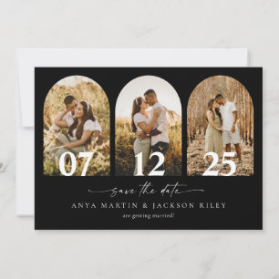 Arch Photo Save The Date Wedding Card Announcement