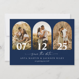 Arch Photo Save The Date Wedding Card Announcement