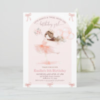 Arch Pink Dance Twirl Birthday Girl Birthday