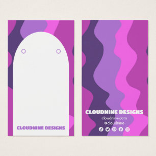 Arch Retro Waves Earring Necklace Jewellery Displa