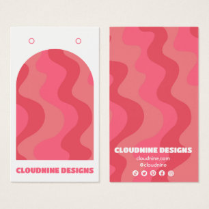 Arch Retro Waves Earring Necklace Jewellery Displa