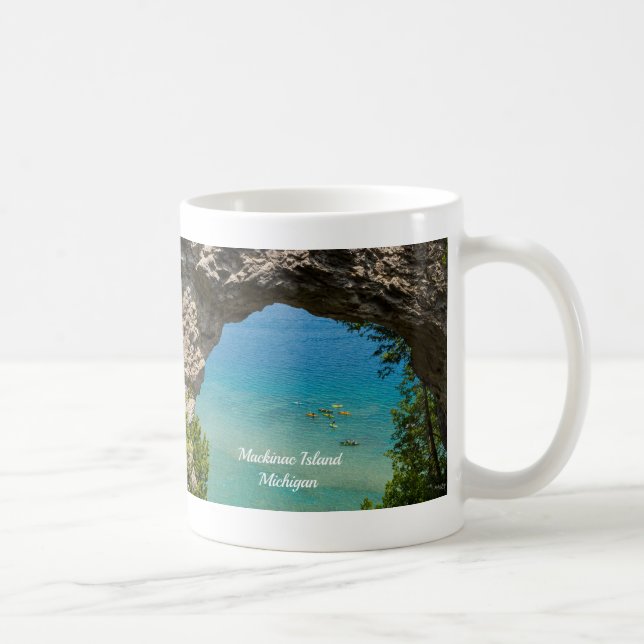 Arch Rock Canoeing Coffee Mug (Right)
