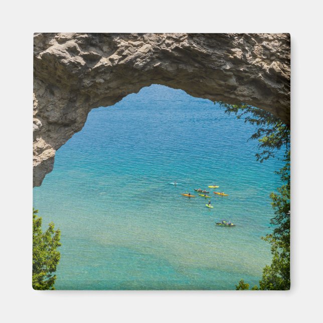 Arch Rock Canoeing Magnet (Front)