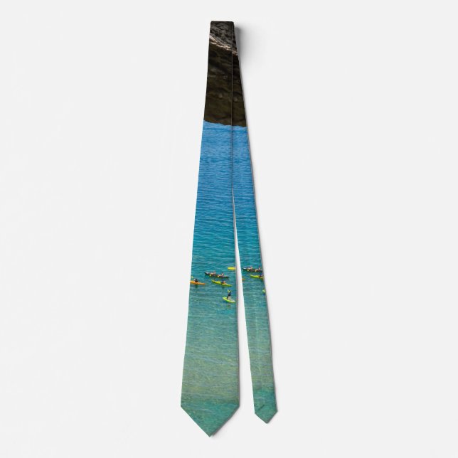 Arch Rock Canoeing Neck Tie (Front)