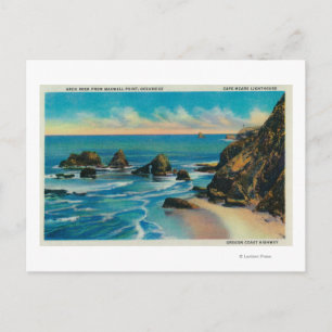 Arch Rock from Maxwell Point, OceansideCoast Postcard