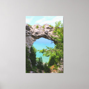 Arch Rock Mackinac Island Michigan Canvas Print