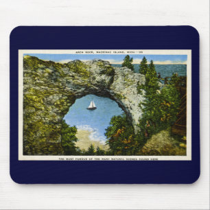Arch Rock Mackinac Island, Michigan Mouse Mat