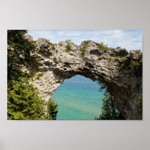 Arch Rock on Mackinac Island, Michigan Poster