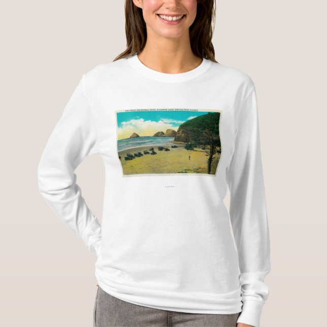 Arch Rocks and Maxwell Point T-Shirt (Front)