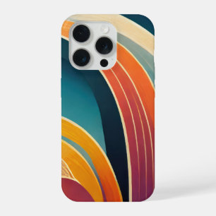 Arch shapes in bright colours iPhone 15 pro case