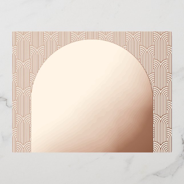 Arch Wedding RSVP Card (Front)