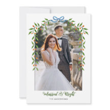 Arch with Bow & Garland Christmas Photo