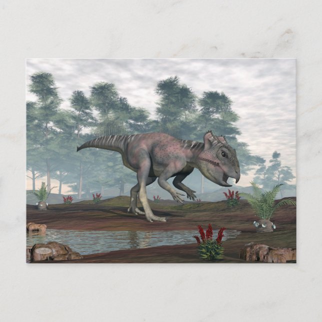 Archaeoceratops dinosaur postcard (Front)