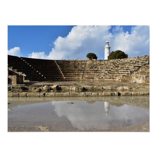 Archaeological Park, UNESCO site, Paphos, Cyprus Poster (Front)