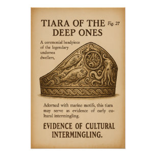 Archaeological Plate – The Innsmouth Tiara Poster