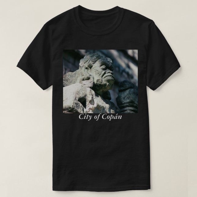 Archaeological Site Copan Honduras Photo Designed T-Shirt (Design Front)