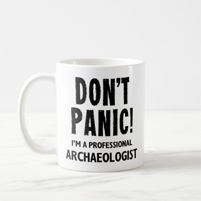 Archaeologist Coffee Mug (Left)