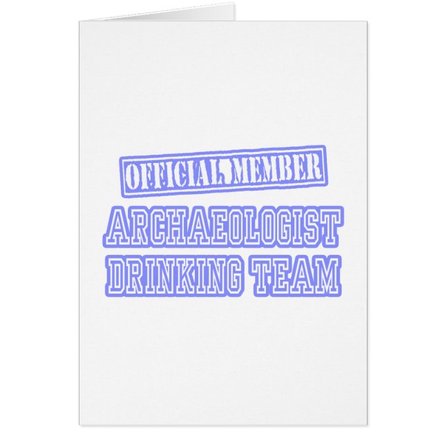 Archaeologist Drinking Team (Front)