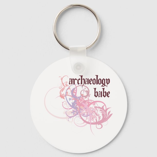 Archaeology Babe Key Ring (Front)