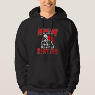 Archaeology Like History Dirtier Rock Collector Ar Hoodie