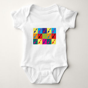 Archaeology Pop Art Baby Bodysuit
