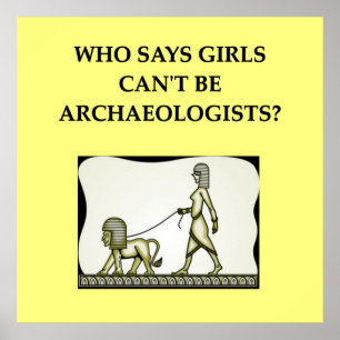 archaeology poster
