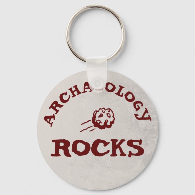 Archaeology rocks key ring (Front)