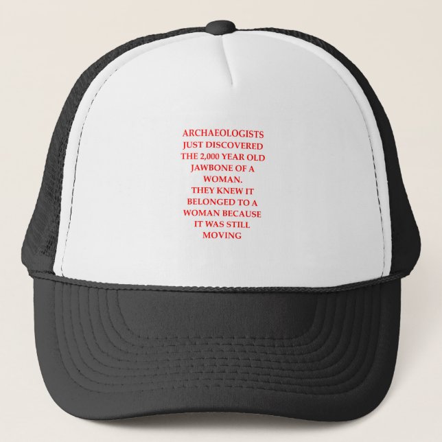 ARCHAEOLOGY TRUCKER HAT (Front)