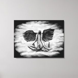 Archangel , Angel Uriel Canvas Print