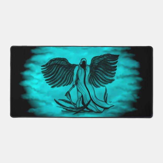 Archangel , Angel Uriel Desk Mat (Front)