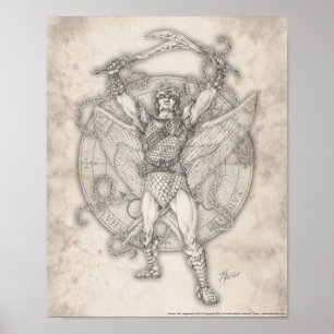 Archangel Camael Print