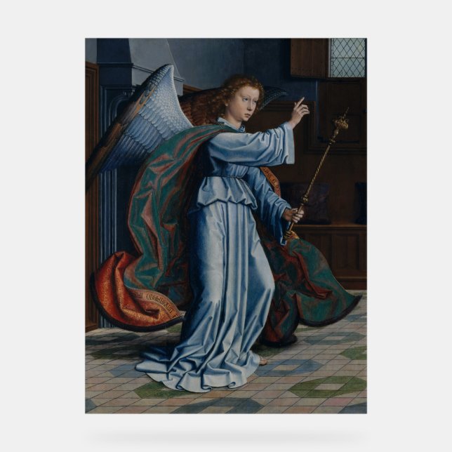 Archangel Gabriel by Gerard David Acrylic Sign (Front)