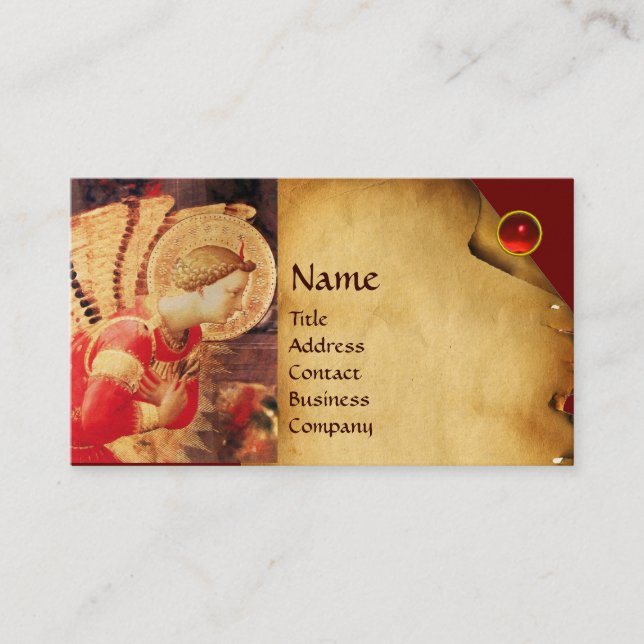 ARCHANGEL GABRIEL MONOGRAM BUSINESS CARD (Front)