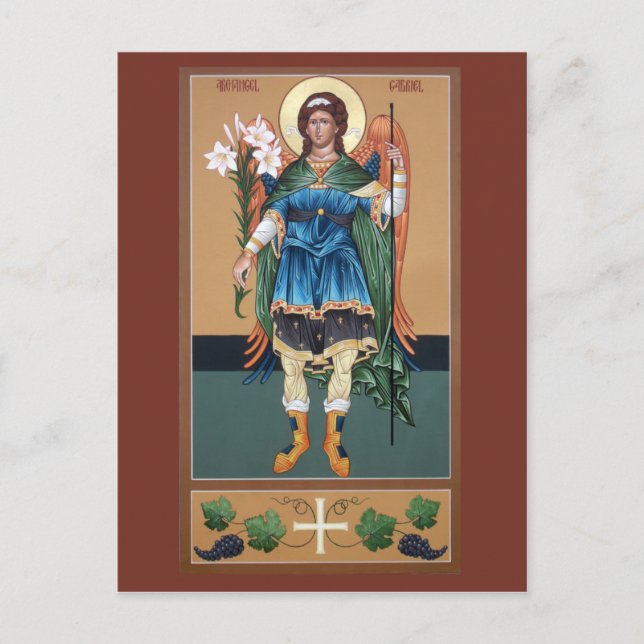 Archangel Gabriel Prayer Card (Front)