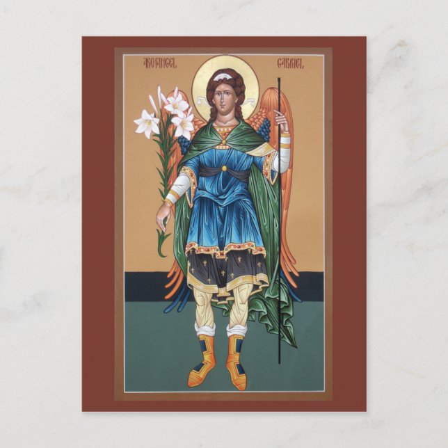 Archangel Gabriel Prayer Card (Front)