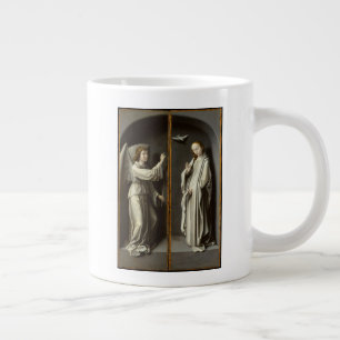 Archangel Gabriel; The Virgin Annunciate Large Coffee Mug