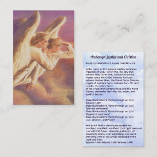 Archangel Jophiel and Christine Business Card