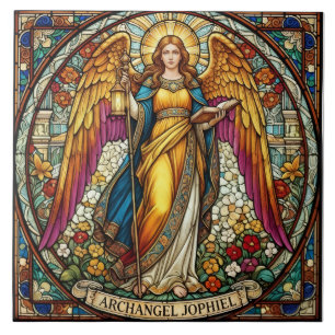 Archangel Jophiel Angel of Beauty & Creativity Tile