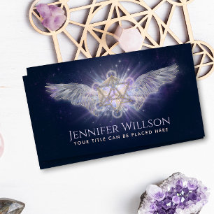 Archangel Metatron - metatron's cube Business Card