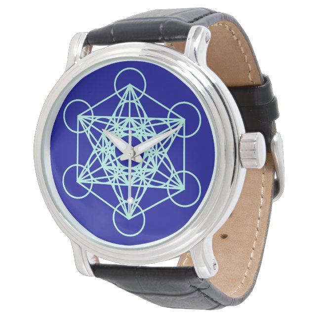 Archangel Metatron Sacred Geometry Watch (Angled)