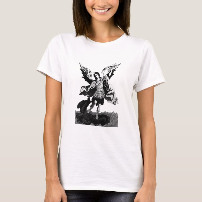 Archangel Michael 1 Two-Tone  Sweatshirt T-Shirt (Front)