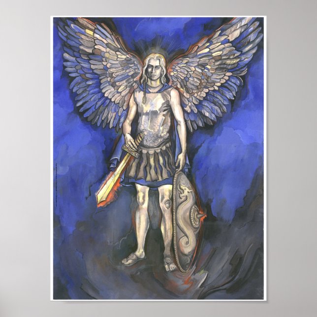 "Archangel Michael"-3, Poster 30.90 cm x 23.41 cm (Front)