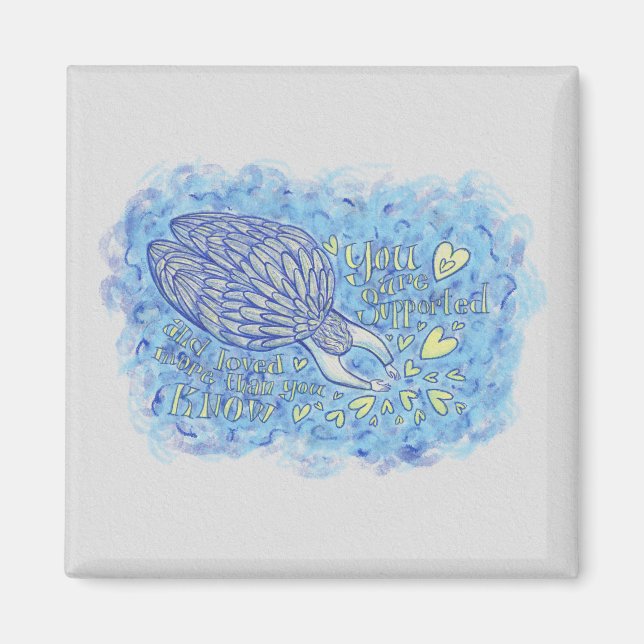 Archangel Michael Art Custom Fridge Magnets (Front)