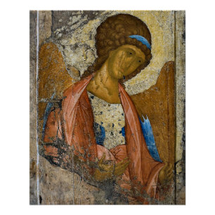 Archangel Michael by Andrei Rublev Poster