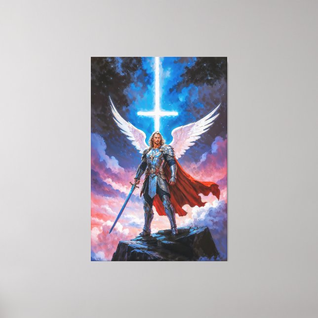 Archangel Michael Canvas Print (Front)